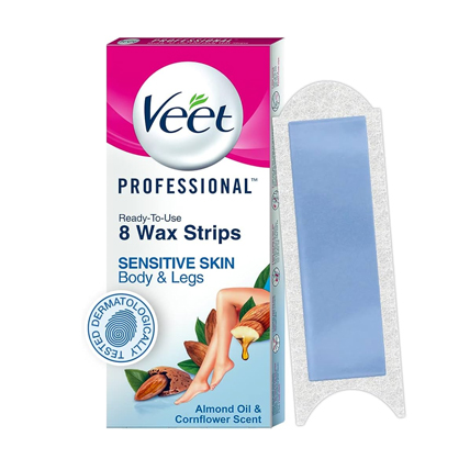 Veet Strips Half Body Wax For Sensitive Skin